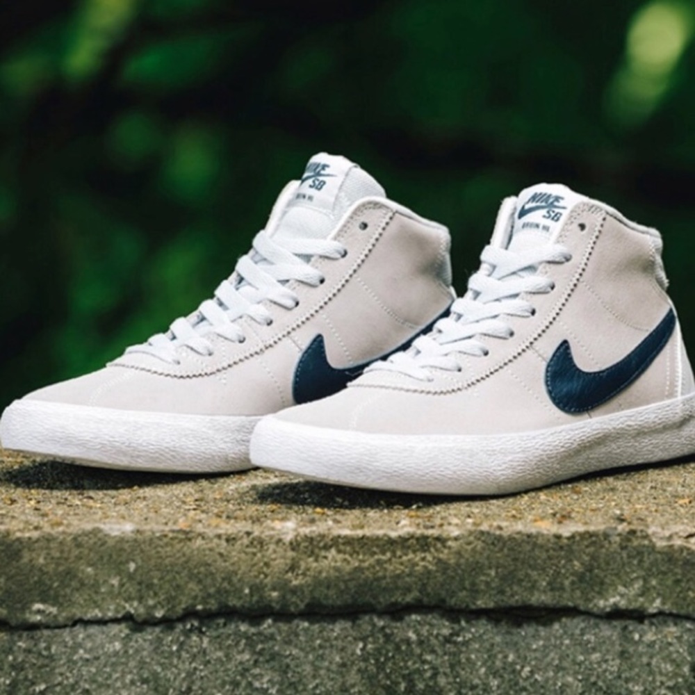 Nike HI SB Bruin sneakers womens pure platinum 7.5